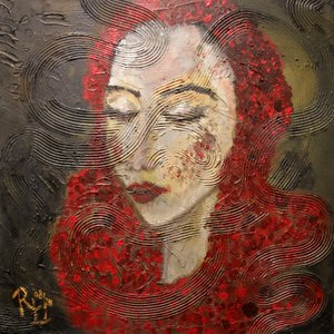 امرأة حساسة بشعر أحمر بواسطة روزالي