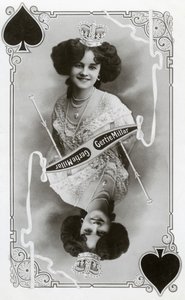 جيرتي ميلار ، الممثلة والمغنية البريطانية ، c1905. بواسطة صور الروتاري