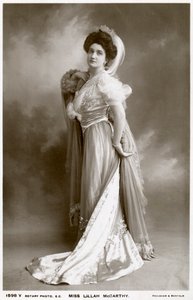 ليلى مكارثي ، الممثلة البريطانية والمديرة المسرحية ، 1900s.