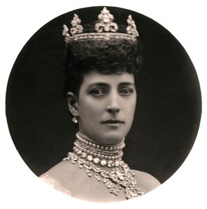 الملكة ألكسندرا 1844-1925 ، زوجة الملكة للملك إدوارد السابع ، أواخر القرن التاسع عشر.