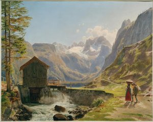 الداتشستين في Salzkammergut من Vorderer Gosausee