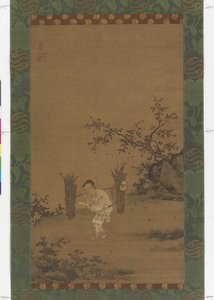 Zhu Maichen ، حوالي عام 1450 (حبر ولون على الحرير) بواسطة روي شي