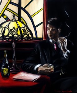 ساعة النوار، 2025 (زيت على قماش)