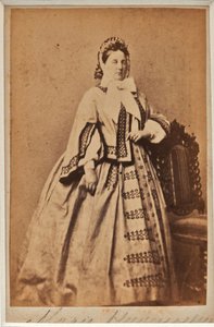 ماري نيكولايفنا دي روسي (1819-1876) - دوقة روسيا الكبرى ماريا نيكولاييفنا (1819-1876) ، دوقة ليوتشتنبرغ ، مجهول. صور الألبومين بواسطة مصور روسي