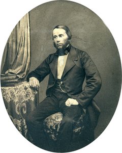 صورة للعالم اللغوي واللغوي ياكوف ك.غروث (1812-1893). صور الألبومين بواسطة مصور روسي