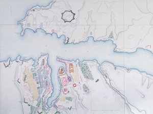 خريطة سيفاستوبول ، 1854