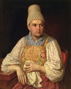 صورة آنا بتروفنا فيلاتوفا ، c.1840 (زوج من 74387)