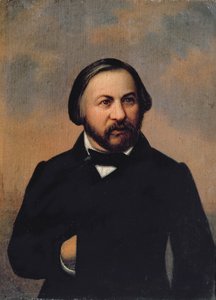 صورة لميخائيل إيفانوفيتش جلينكا (1804-57) ، 1850