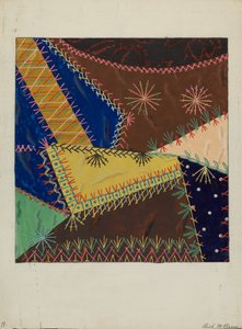 لحاف مجنون ، c. 1940.