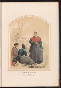 الزي التقليدي لأولدنزال في أوفريجسيل ، 1857 مقاطعة أوفريجسيل. Oldenzaal / XXXIII (العنوان على الكائن) بواسطة فالنتين بينغ
