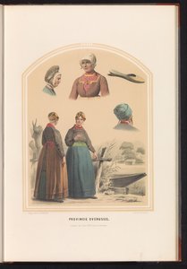 الزي التقليدي ل Overijssel ، 1857 مقاطعة أوفريجسيل / السادس والعشرون (العنوان على الجسم) بواسطة فالنتين بينغ