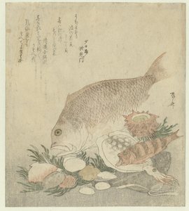 الأسماك والأصداف بواسطة Ryuryukyo Shinsai
