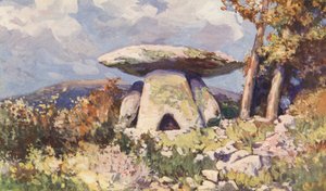 دولمن غراند مونت (طباعة حجرية ملونة) بواسطة سابين بارينج جولد