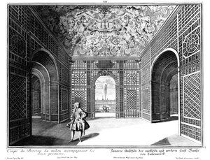التصميم الداخلي لجناح في "الحديقة الصغيرة" بواسطة سالومون الصغير