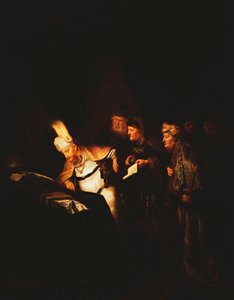بونتيوس بيلاطس يرفض تغيير النقش ليتم وضعه على صليب المسيح ، 1641 بواسطة سالومون كونينك