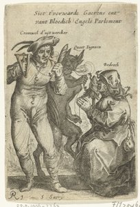 كارتون على كرومويل ، ج.1652-1654 Siet t 