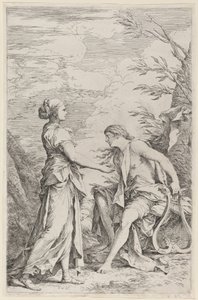 أبولو و Cumaean Sibyl بواسطة Salvator Rosa
