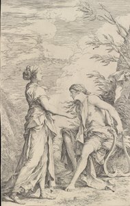 أبولو و Cumaean Sibyl ، كاليفورنيا. 1661. بواسطة سلفاتور روزا