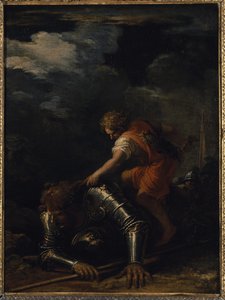 David and Goliath (oil on canvas)
