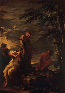 ديموقريطس وبروتاجوراس ، 1663-1664 بواسطة سلفاتور روزا