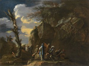 صلب بوليكراتس ، حوالي 1664 (زيت على قماش) بواسطة سلفاتور روزا