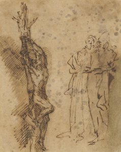 دراسة Polycrates؟ صلب ، c.1662 بواسطة سلفاتور روزا