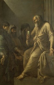 وفاة سقراط بواسطة سلفاتور روزا
