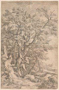 إنقاذ الرضيع أوديب بواسطة Salvator Rosa