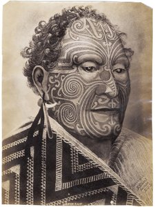 Tamati Waka Nene ، c.1880 (طبعة زلال) بواسطة سام ستيوارت