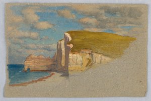 المنحدرات في Etretat بواسطة صموئيل كولمان