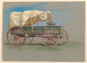 رسم، عربة مغطاة، 1870-80