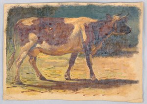 رسم، دراسات. أبقار، أغسطس 1876 بواسطة صموئيل كولمان