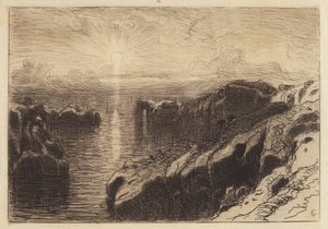 ساحل المحيط الهادئ ، كاليفورنيا بواسطة Samuel Colman