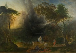 مجيء المسيح وتدمير بابل حوالي 1832 (زيت على قماش)