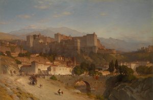تل الحمراء ، غرناطة ، 1865.