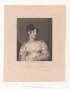 Portret van Elizabeth Leveson-Gower إليزابيث كونتيسة جروفينور (العنوان على الكائن)