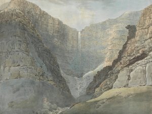 مضيق روكي مع شلال بواسطة Samuel Davis