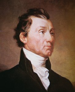 جيمس مونرو (1758-1831) (ليثو ملون) بواسطة صموئيل فينلي بريس مورس