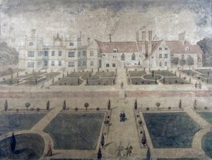 دير ويلبيك ، من الجبهة الجنوبية الغربية ، ج .1780 (مرحاض على ورق)
