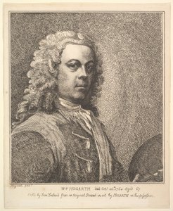 وليام هوغارث ، بورتريه ذاتي ، 1785.
