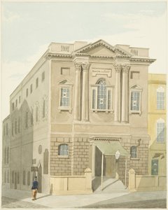 Assembly Rooms, Prince Street (pencil & watercolor on paper)
