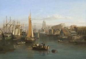 سانت ماري ريدكليف وريدكليف موكب من جسر شارع الأمير ، حوالي عام 1826 (زيت على قماش)