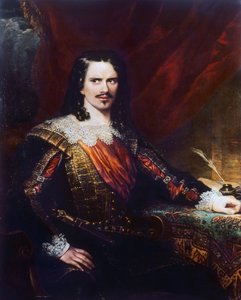 صورة تشارلز جون كين (1811-1868) ، المخرج الإنجليزي ومدير المسرح ، لوحة رسمها صموئيل جون ستامب (توفي عام 1863) زيت على قماش