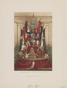 كأس كزخرفة في الاحتفال بالذكرى العشرين لأكاديمية دلفت ، 1862 بواسطة F. van de Wiel and Zoon
