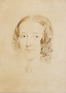 فرانسيس إليزابيث ديكنز (فاني بورنيت) ، 1836 (ألوان الباستيل والتلوين على الورق) بواسطة صموئيل لورانس