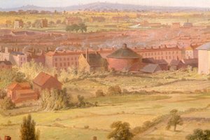 برمنغهام من قبة كنيسة القديس فيليب عام 1821.