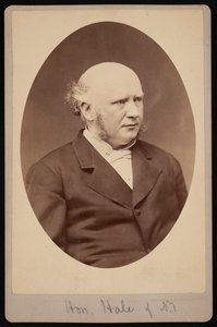 صورة لروبرت سافورد هيل 1822-1881 ، قبل عام 1881. بواسطة صموئيل مونتاج فاسيت