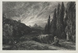 The Plowman المبكر. بواسطة صموئيل بالمر