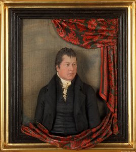 صورة وليام كاودروي ، حوالي عام 1810 (شمع)