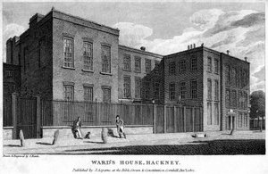 Wards House ، Hackney ، لندن ، 1805. بواسطة صموئيل رولي